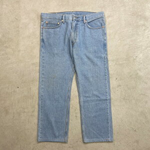 Levi's ���[�o�C�X 505 �f�j���p���c �X�g���[�g�e�[�p�[�h �����YW37���� �Ò� �A���J�W �W�[���Y