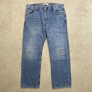 Levi's ���[�o�C�X 505 �f�j���p���c �X�g���[�g�e�[�p�[�h �����YW38���� �Ò� �A���J�W �W�[���Y �r�b�O�T�C�Y �傫���T�C�Y