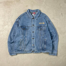 90年代 USA製 MATCO TOOLS デニムジャケット 刺繍ロゴ メンズ2XL 古着【中古】