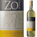 ゾウ ワインズ ソーヴィニヨン・ブラン 2019 Zo Wines Sauvignon Blanc 2019　カリフォルニアワイン ソノマ 白ワイン ソーヴィニヨン・ブラン