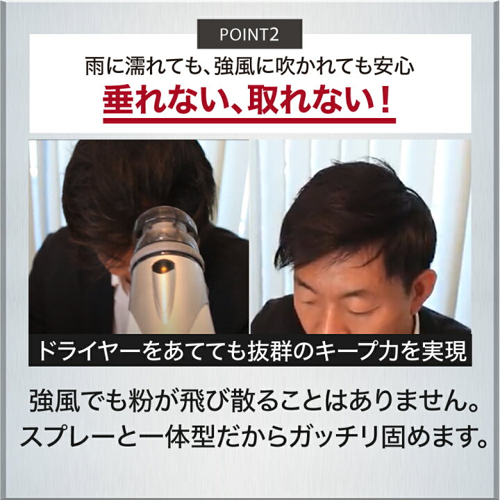 楽天市場】薄毛隠し 増毛スプレー CAX ボリュームアップスプレー 1本 
