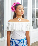 Maunaloa公式店 [フレンチフリルTOP] マウナロア フラ フラダンス衣装 レッスン用品 Maunaloa その他フラ…