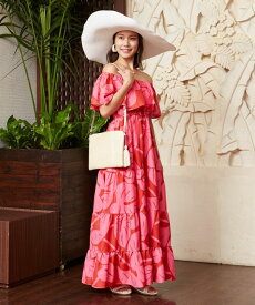 Maunaloa公式店 [フリルカラーWAYワンピース] マウナロア フラ フラダンス衣装 レッスン用品 Maunaloa リゾートウェディング YCO-5103
