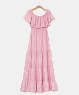 Maunaloa公式店 [フリルカラーWAYワンピース] マウナロア フラ フラダンス衣装 レッスン用品 Maunaloa リ…