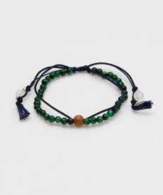 岩座(いわくら)公式店 [紺紐緑虎目4mmブレスレット] 岩座 お清め 浄化 天然石 パワーストーン 誕生石 願掛け アクセサリー 願紐 ブレスレット/紐ブレスレット 2CHZ0915