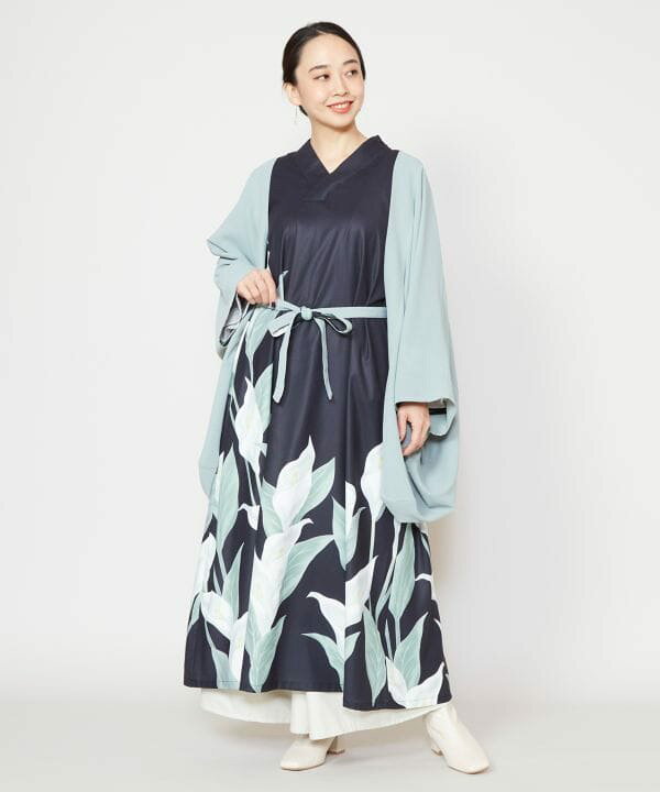 楽天市場】【SALE】倭物やカヤ公式店 [水芭蕉羽織付きワンピース] 和柄 