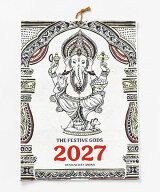 チャイハネ公式店 [【2027年カレンダー】FESTIVE　GODS]アジアン ボヘミアン エスニック インテリア 2027…