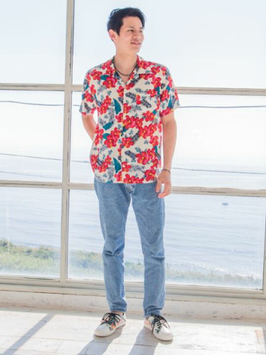 楽天市場 Sale Kahiko 公式 アローラメンズシャツ カヒコ ハワイアン ファッション メンズトップス 4ia 0130 公式 チャイハネ通販エスニック