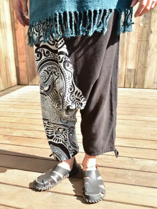 商い チャイハネ メンズ向け サルエルパンツ ２点 Teleacv Cl