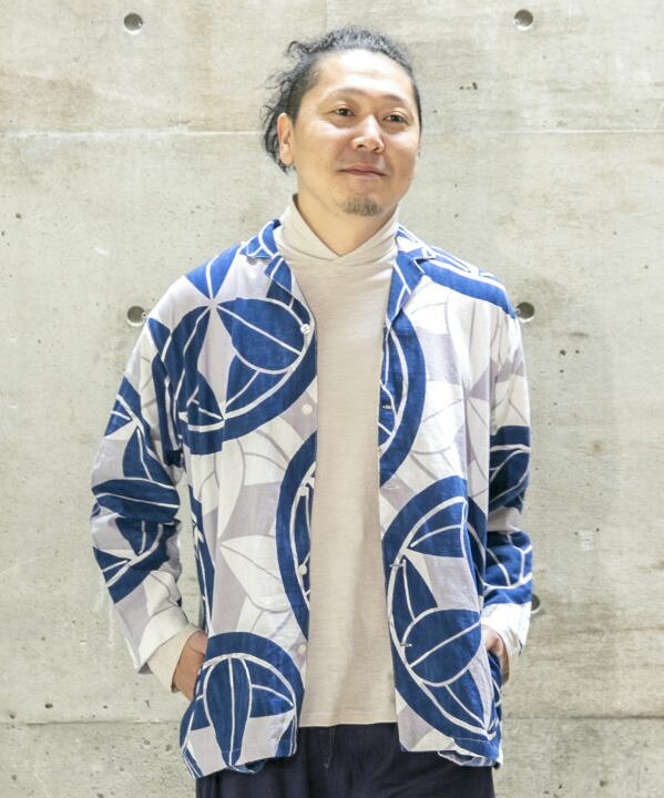 楽天市場 倭物やカヤ 公式 男気メンズシャツ 和柄 和モダン ファッション メンズトップス7ia 2101 アミナコレクション 公式