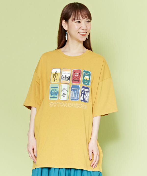 楽天市場 チャイハネ公式店 ヨコビｔシャツ Amina Grn 横浜ビール エスニック アジアン ファッション トップス レディース Jsu 21 アミナコレクション 公式