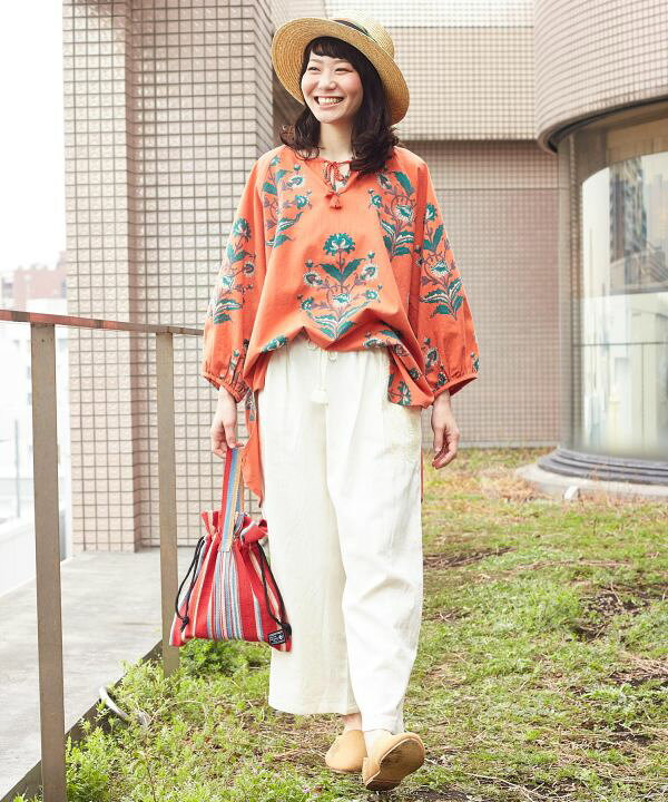 楽天市場 チャイハネ公式店 リモーネｔｏｐ エスニック アジアン ファッション トップス レディース Ids 1127 アミナコレクション 公式