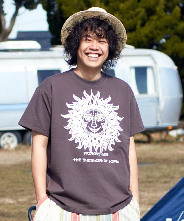 楽天市場 Sale チャイハネ公式店 オヒサマメンズｔシャツ ｌ エスニック アジアン ファッション トップス メンズ Cas 1212 アミナコレクション 公式