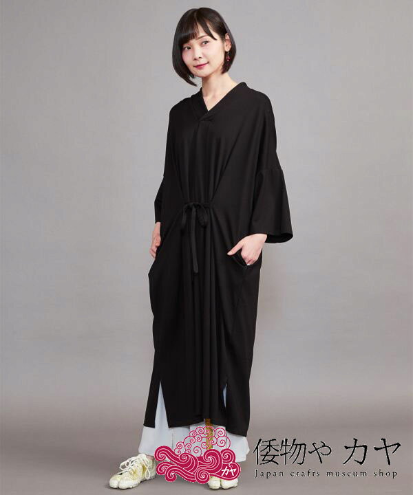 楽天市場 倭物やカヤ公式店 静心ワンピース 和柄 和モダン ファッション ワンピース7ca 1103レトロ モダン 和服 和 洋服 昭和レトロ アミナコレクション 公式