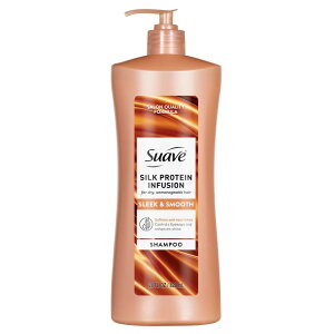 �X�A�[�u �V���N�v���e�C���C���t���[�W���� �X���[�N���X���[�X�V�����v�[ 828ml Suave Silk Protein Infusion Sleek & Smooth Shampoo 28 fl oz �y�����񂹏��i�z
