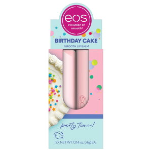 �C�I�X �i�`�������V�A���b�v�o�[�� �o�[�X�f�[�P�[�L 0.14�I���X eos Natural Shea Lip Balm Birthday Cake 0.14 oz �y�����񂹏��i�z