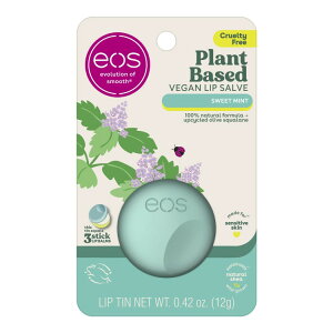 �C�I�X �A���R�����B�[�K�����b�v�N���[�� �X�C�[�g�~���g �q�����p 0.42�I���X eos Plant-Based Vegan Lip Salve Sweet Mint Made for Sensitive Skin 0.42 oz �y�����񂹏��i�z