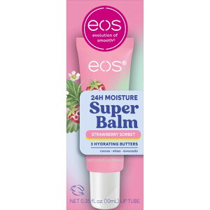 �C�I�X 24H ���C�X�`���[ �X�[�p�[�o�[�� �X�g���x���[�V���[�x�b�g 0.35�t�ʃI���X eos 24H Moisture Super Balm Strawberry Sorbet 0.35 fl oz �y�����񂹏��i�z
