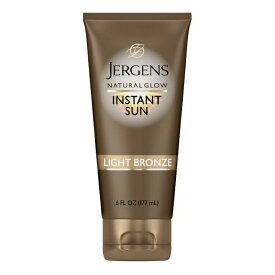 ジャーゲンズ ナチュラルグロウ インスタントサン セルフタンニング モイスチャライザー ライトブロンズ 177ml Jergens Natural Glow Instant Sun Tanning Moisturizer Lotion + Bronzer, Light Bronze, 6 Oz 【お取り寄せ商品】