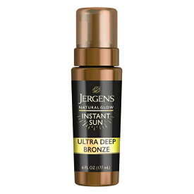 ジャーゲンズ ナチュラルグロウ インスタントサン セルフタンニングムース ウルトラディープブロンズ 170g Jergens Natural Glow Instant Sun Sunless Tanning Mousse, Ultra Deep Bronze, 6 oz 【お取り寄せ商品】