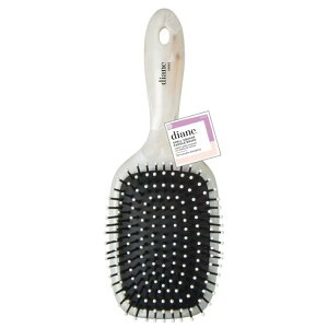 �_�C�A�� �f�^���O�����O �N�b�V�����p�h���w�A�u���V �V�F���d�グ Diane Detangling Cushion Paddle Hair Brush with Shell Finish �y�����񂹏��i�z