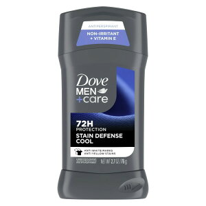 �_�� ����+�P�A �f�I�h�����g�X�e�B�b�N �j���p �X�e�C���f�B�t�F���X �N�[�� 76g Dove Men+Care Deodorant Stick for Men Stain Defense Cool, Anti-white Marks, 2.7 oz �y�����񂹏��i�z