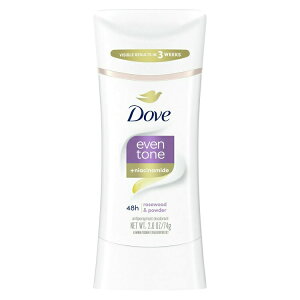 �_�� �C�[�u���g�[�� + �i�C�A�V���A�~�h ���X�g�A�����O�p�E�_�[ �f�I�h�����g 74g Dove Even Tone + niacinamide Restoring Powder Deodorant 2.6 oz �y�����񂹏��i�z
