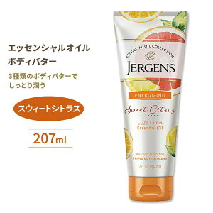 �W���[�Q���Y �G�b�Z���V�����I�C���{�f�B�o�^�[ �X�E�B�[�g�V�g���X 207ml (7floz) Jergens Essential Oil Body Butter Sweet Citrus �g���v���o�^�[�u�����h�y�����񂹏��i�z�y���킹�Ĕ��������z