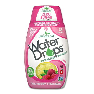 �X�E�B�[�g���[�t �h�����N�p ���L�b�h�X�e�r�A ���Y�x���[�����l�[�h 48ml (1.62floz) Sweet Leaf Water Drops Raspberry Lemonade �E�H�[�^�[�h���b�v�X �[���J�����[ ���L�b�h�X�C�[�g�i�[ �t�̊Ö��� �V