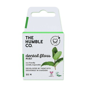�U �n���u�� �R�[ �f���^���t���X �t���b�V���~���g 50m THE HUMBLE CO Dental Floss Fresh Mint �G�R �؂�ɂ��� �V�R�y�����񂹏��i�z�y���킹�Ĕ��������z