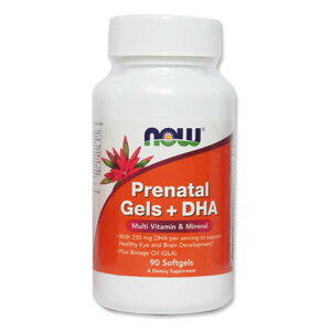 �v���i�^���W�F���{DH (�}���`�v�� �r�^�~��&�~�l����) 90�� NOW Foods (�i�E�t�[�Y) Prenatal Gels + DHA - Multiple Vitamin & Mineral 90softgel