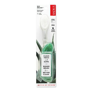 ���f�B�E�X �r�b�O �u���V ����p �\�[�_�|�b�v�G�R�O���C���h Radius Big Brush Left Hand Soda Pop Eco-Grind ���u���V �\�t�g�� �������p �O���[��