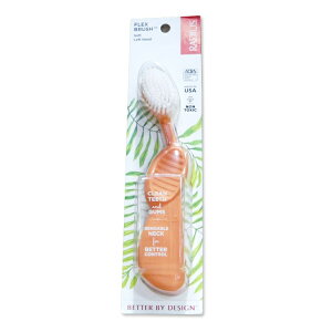 ���f�B�E�X �t���b�N�X�u���V ���u���V �I�����W RADIUS Flex Brush Left Orange ������ ���݂��� �n�u���V �A���R�� ���ɗD���� �Đ��S�� �t���b�N�X�l�b�N