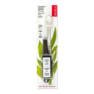 ���f�B�E�X �\�[�X �t���X �u���V �X�[�p�[�\�t�g �R�R�i�b�c�V�F�� Radius Source Floss Brush Super Soft Coconut Shell ���u���V �ƂĂ��_�炩���� �E���� ������