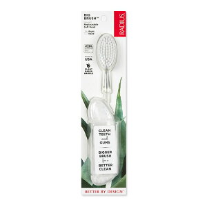 ���f�B�E�X �r�b�O �u���V �E��p �z���C�g�}�[�u�� Radius Big Brush Right Hand White Marble ���u���V �\�t�g�� �E�����p