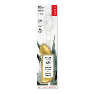 ���f�B�E�X �r�b�O �u���V �E��p �S�[���h�T�e�� Radius Big Brush Right Hand Gold Satin ���u���V �\�t�g�� �E�����p