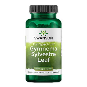 �X�����\�� �M���l�} �V���x�X�^ 400mg 100�� �J�v�Z�� Swanson Gymnema Sylvestre Leaf �T�v�������g