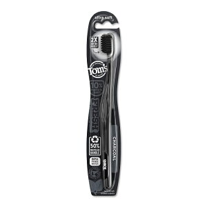 �g���Y�I�u���C�� �Y�z�� ���u���V �E���g���\�t�g 1�{ Tom's of Maine GENTLE CHARCOAL TOOTHBRUSH Ultra Soft ���݂��� �_�炩�u���V BPA�t���[�y�����񂹏��i�z�y���킹�Ĕ��������z