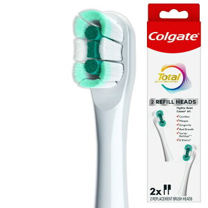 �R���Q�[�g �g�[�^�� �d�r�����p���u���V�w�b�h 2�{�p�b�N ��l�p Colgate Total Battery Replacement Toothbrush Heads, 2 Pack, Adult �y�����񂹏��i�z