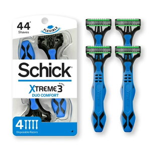 �V�b�N �G�N�X�g���[��3 �����Y�g���̂ăJ�~�\�� 3���n 4�{ Schick Xtreme 3-Blade Men's Disposable Razors, All Skin Types, 4 Ct �y�����񂹏��i�z