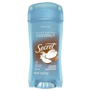 �V�[�N���b�g �N���A �W�F�� �f�I�h�����g �R�R�i�b�c�̍��� 2.6 �I���X Secret Clear Gel Antiperspirant and Deodorant Coconut Scent 2.6 oz. �y�����񂹏��i�z