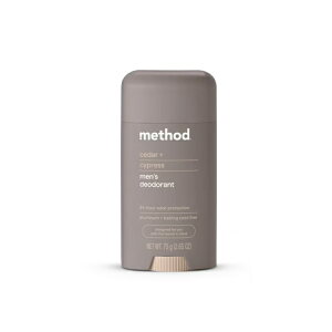 ���\�b�h �V�_�[ �T�C�v���X �f�I�h�����g 75g Method Deodorant, Cedar + Cypress, 2.65 oz �y�����񂹏��i�z