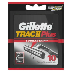 �W���b�g �g���b�NII �v���X �����Y�ւ��n 10�R�� Gillette Men's Trac II Plus Razor Blade Refills, 10 Count �y�����񂹏��i�z