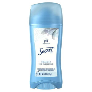 �V�[�N���b�g �����p ���c�肵�ɂ����Ō`�^�C�v�f�I�h�����g ������ 74g Secret Women's Invisible Solid and Deodorant, Unscented, 2.6 oz �y�����񂹏��i�z