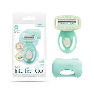 �V�b�N �C���g�D�C�V���� �S�[ �q�����p �g���̂ăJ�~�\�� 1�{ Schick Intuition Go Disposable Razor for Sensitive Skin, 1ct, Razors Sensitive Skin �y�����񂹏��i�z