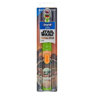 �I�[����B �q�ǂ��p�d�����u���V �}���_�����A���f�U�C�� 3�Έȏ���� Oral-B Kid's Battery Toothbrush Featuring Lucas Film's Mandalorian, for Children 3+ �y�����񂹏��i�z