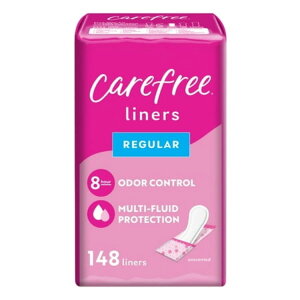 �P�A�t���[ �p���e�B���C�i�[ ���M�����[ ������ 148�� Carefree Panty Liners, Regular, Unscented, 148 Count �y�����񂹏��i�z