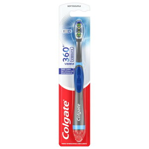 �yMAX20%OFF�N�[�|������z�R���Q�[�g 360 �o�C�u���[�V���� �f�B�[�v�N���[�� �d�r�� ��l�p���u���V �\�t�g�^�C�v �P4�d�r1�{�t�� Colgate 360 Vibrate Deep Clean Battery Powered Adult Toothbrush, Soft �y����