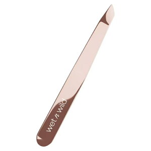 �E�F�b�g�A���h���C���h �΂ߐ�[ �c�C�[�U�[ �X�e�����X�� �s���N 1�� Wet n Wild High-Quality Stainless Steel Slanted Tweezers, Pink �y�����񂹏��i�z