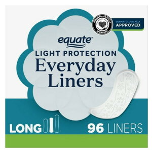 �G�N�G�[�g ���C�g�v���e�N�V���� �����p�p���e�B���C�i�[ �����O ������ 96�� Equate Light Protection Everyday Panty Liners, Long Length, Unscented (96 Count) �y�����񂹏��i�z